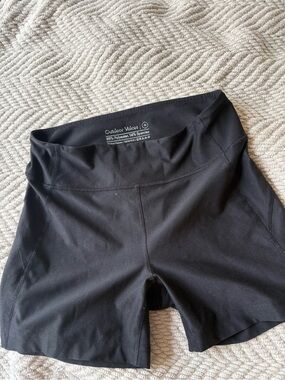 Outdoor Voices Black High-Rise Bike Shorts
